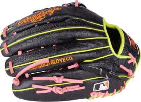 Rawlings H.O.H 12.75&quot; Glove-of-the-Month Baseball Glove: PROR3039-6BPY Equipment Rawlings 