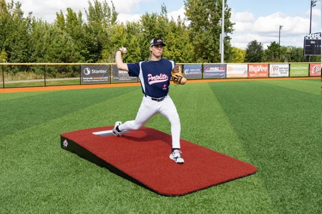 Portolite Oversized One-Piece Practice Mound: 1175COLOR1PC Training & Field Portolite Red 