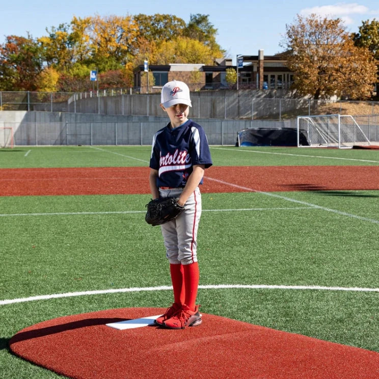 Portolite 6 Inch High Youth Baseball 2-Piece Game Mound: TPM6107 Training & Field Portolite Red 