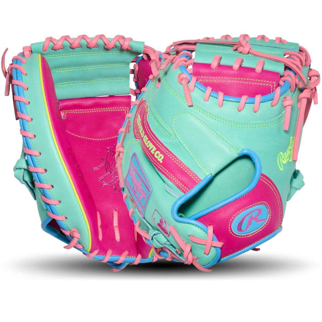 Rawlings H.O.H. ColorSync 10.0 R2G 34" Baseball Catchers Mitt: PRORCM43-23BEM Equipment Rawlings 