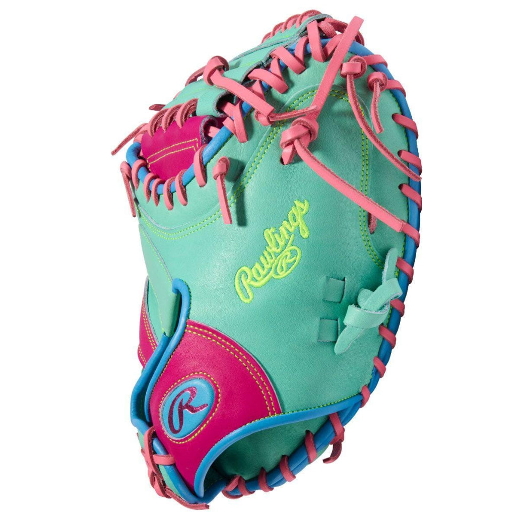 Rawlings H.O.H. ColorSync 10.0 R2G 34" Baseball Catchers Mitt: PRORCM43-23BEM Equipment Rawlings 