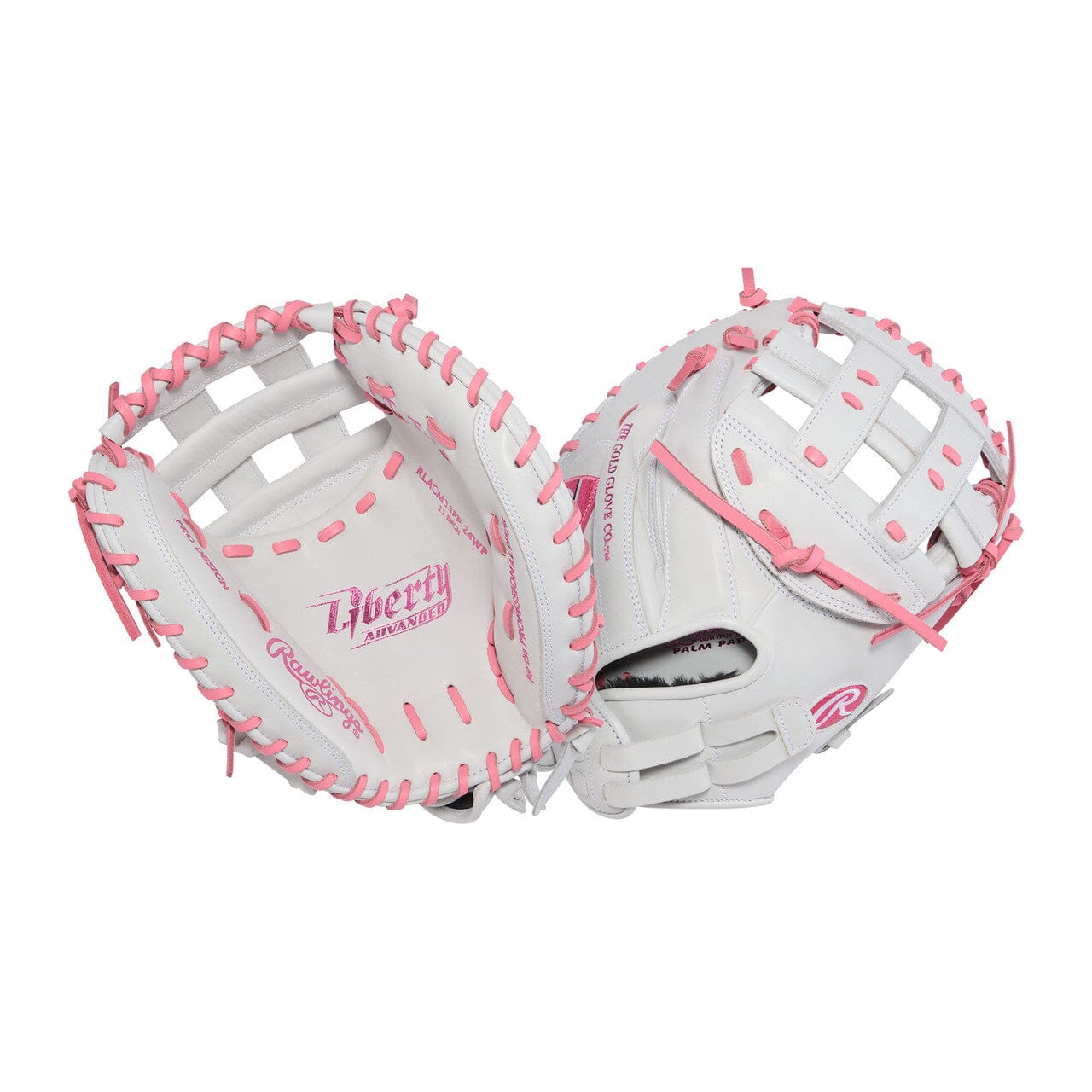 Rawlings Liberty Advanced 33” Fastpitch Softball Catcher’s Mitt: RLACM33FP-24WP Equipment Rawlings 