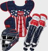 Rawlings Velo 2.0 Catcher’s Equipment Set Adult: CSV2A Equipment Rawlings Red-White-Blue 