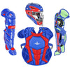 All-Star Axis Pro 7S Baseball Catcher’s Set (Ages 12-16): CKCC1216S7X Equipment All-Star Royal - Scarlet 