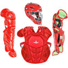 All-Star Axis Pro 7S Youth Baseball Catcher’s Set (Ages 9-12): CKCC912S7X Equipment All-Star Solid Scarlet 