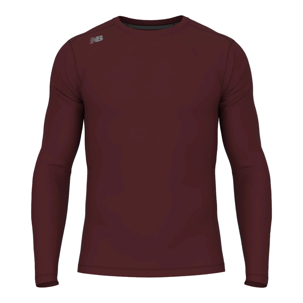 New Balance Pace Long Sleeve Top: TMMT769 Apparel New Balance Large Red 