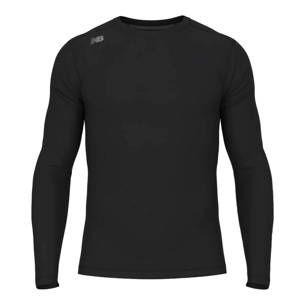 New Balance Pace Long Sleeve Top: TMMT769 Apparel New Balance Medium Black 
