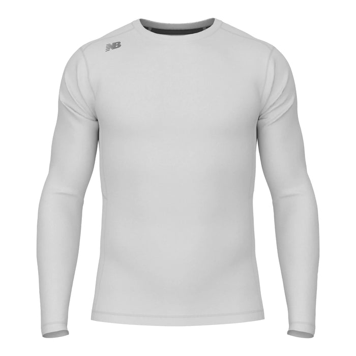 New Balance Pace Long Sleeve Top: TMMT769 Apparel New Balance Small White 