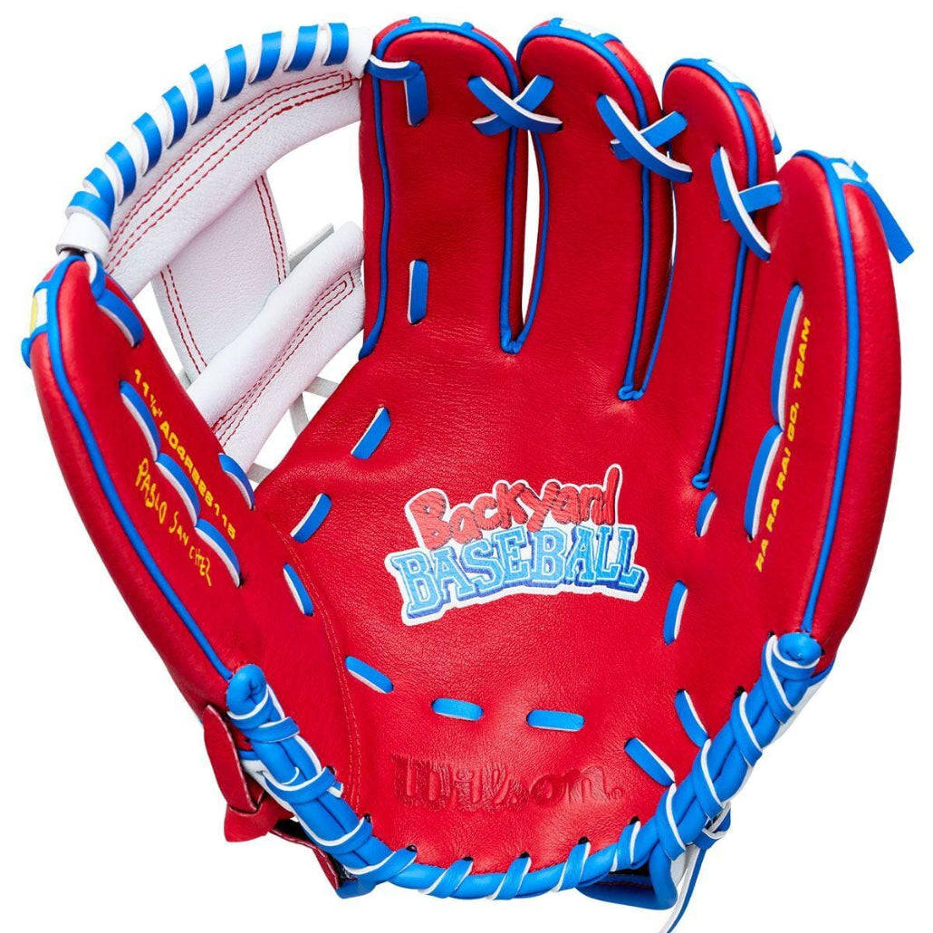 2026 Wilson "Backyard Baseball" A450 11.5" Pablo Youth Baseball Glove: WBW104207115 Equipment Wilson Sporting Goods 