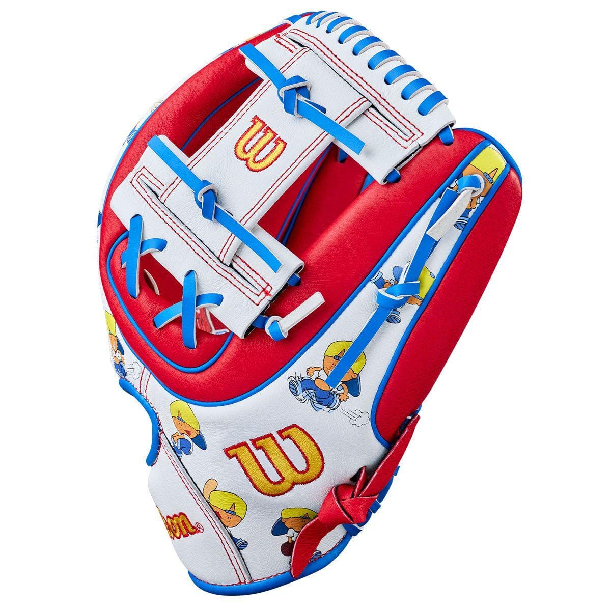 2026 Wilson "Backyard Baseball" A450 11.5" Pablo Youth Baseball Glove: WBW104207115 Equipment Wilson Sporting Goods 