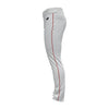 New Balance Adversary 2 Baseball Piped Pant Tapered: BMP316 Apparel New Balance Small White-Red 