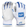 Rawlings Clout Adult Baseball Batting Gloves: CL25BG Equipment Rawlings Small White/Royal 