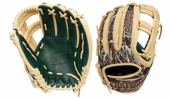2027 Wilson A2000 Gunnar Henderson GH2 GM 11.75” Baseball Glove: WBG0009601RT1175 Equipment Wilson Sporting Goods Wear on Left 