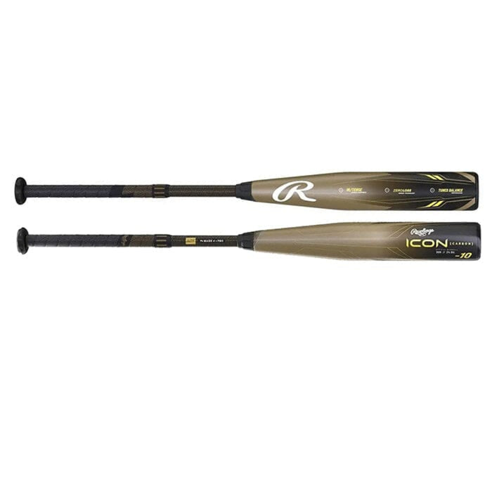 2023 Rawlings Icon (-10) USSSA Baseball Bat 2 3/4”: RUT3I10 Bats Rawlings 27" 17 oz 