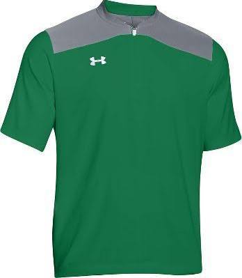 Under Armour Adult Triumph Cage Jacket Quarter Zip: 1287619 Apparel Under Armour Kelly Green Small 