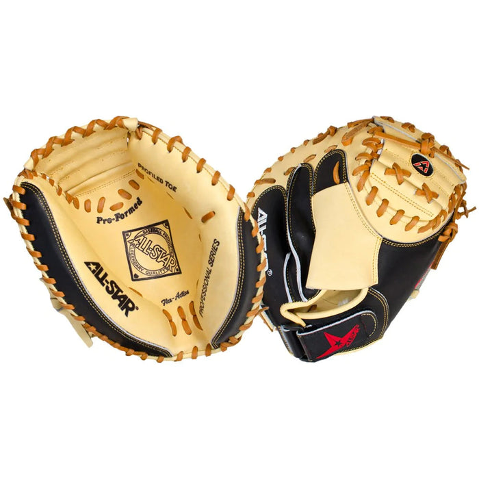All Star Pro Advanced 33.5 Inch Baseball Catcher s Mitt CM3100SBT