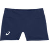 ASICS Women's Club Volleyball Short 3 Inch Inseam: 2052A046 Apparel Asics XX-Small Navy 