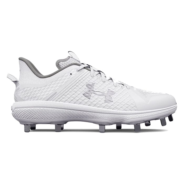 Under Armour Men's UA Yard Low MT Baseball Cleats: 3025592 Footwear Under Armour 6.5 White 