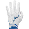 Mizuno Covert Adult Batting Gloves: 330363 Equipment Mizuno White/Royal XXL 