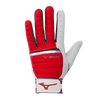Mizuno B-130 Adult Baseball Batting Glove: 330395 Equipment Mizuno Small Red 