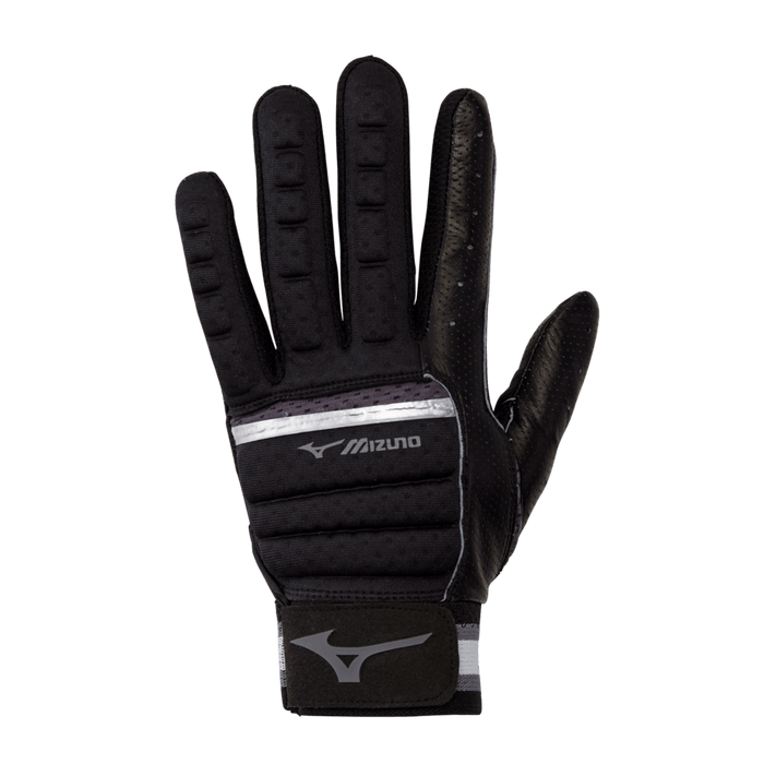 Mizuno B-130 Adult Baseball Batting Glove: 330395 Equipment Mizuno Small Black 