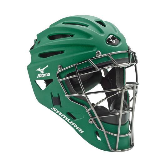 Mizuno G4 Samurai Catcher's Helmet, Forest