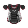 Mizuno Samurai Baseball Chest Protector Equipment Mizuno 16" Black-Maroon 