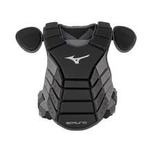 Mizuno Samurai Baseball Chest Protector Equipment Mizuno 16&quot; Black-Gray 
