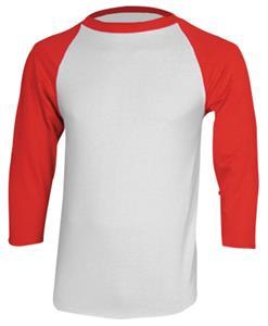 Champro Veteran 3/4 Baseball Cotton Sleeve Jersey: BS8A Apparel Champro Orange Medium 