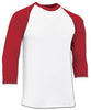 Champro Youth Veteran 3/4 Baseball Cotton Sleeve Jersey: BS8 Apparel Champro Scarlet Youth XL 