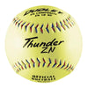 Dudley .44 COR 525 Comp Non-Stamped Thunder ZN Slowpitch Softball - One Dozen: 43055 Balls Dudley 