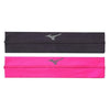 Mizuno Viktory Headbands (2 Pack): 480179 Apparel Mizuno Charcoal/Pink 