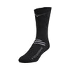 Mizuno Runbird Crew Socks: 480189 Apparel Mizuno Black Small 