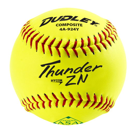 Dudley ZN Series Composite (ASA) 11 Inch Slowpitch Softball - One Dozen: 4A924Y Balls Dudley 