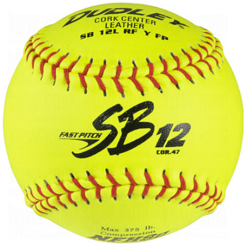 Lot De 12 Balles De Softball Jaunes à Fossettes, 12 Pouces, Pour Lanceuses - Jeunesse