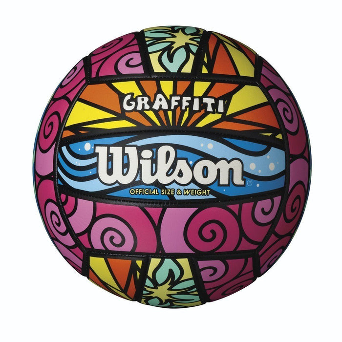 Wilson Graffiti Volleyball: WTH4634ID Volleyballs Wilson Sporting Goods 