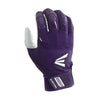 Easton Walk-Off Adult Batting Gloves: A121803 Equipment Easton White/Purple Large 