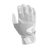 Easton Walk-Off Adult Batting Gloves: A121803 Equipment Easton White/White Large 