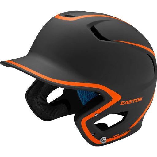 Easton Z5 2.0 Junior Two-Tone Matte Batting Helmet: A168509 Equipment Easton Black-Orange 