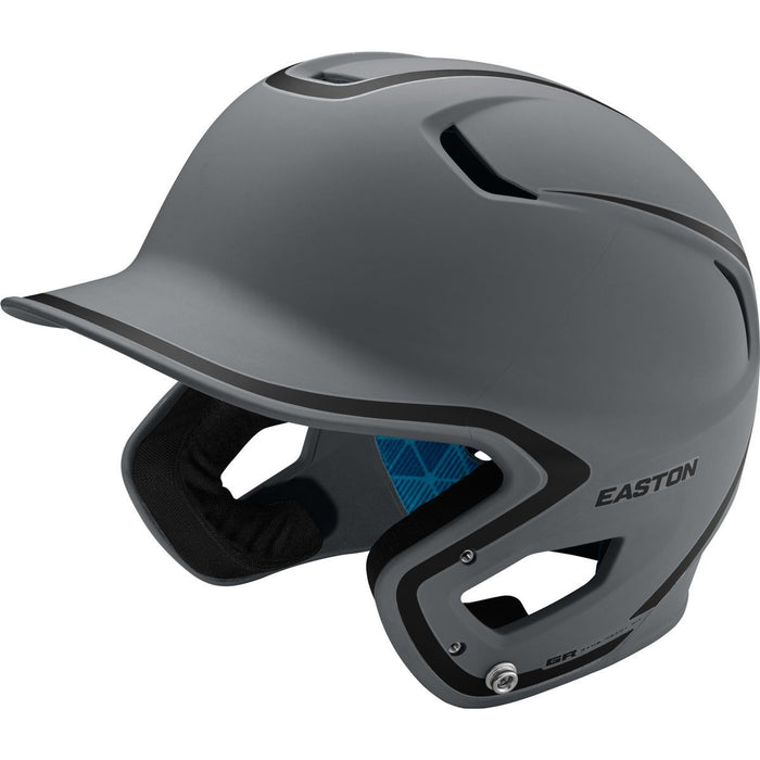 Easton Z5 2.0 Senior Two-Tone Matte Batting Helmet: A168508 Equipment Easton Charcoal-Black 