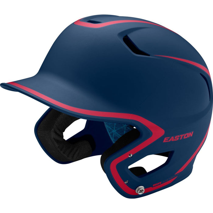 Easton Z5 2.0 Junior Two-Tone Matte Batting Helmet: A168509 Equipment Easton Navy-Red 