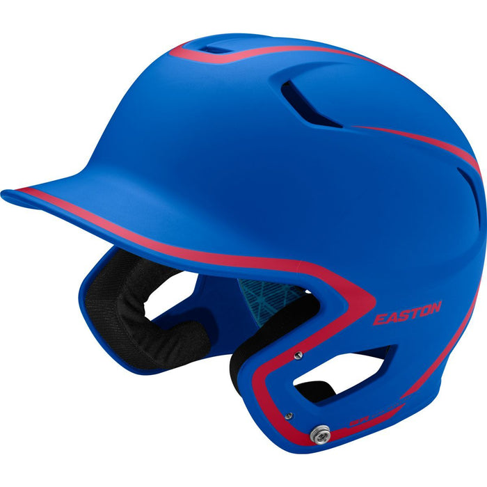 Easton Z5 2.0 Senior Two-Tone Matte Batting Helmet: A168508 Equipment Easton Royal-Red 
