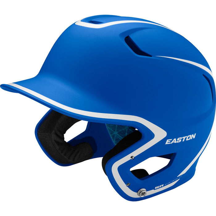 Easton Z5 2.0 Senior Two-Tone Matte Batting Helmet: A168508 Equipment Easton Royal-White 