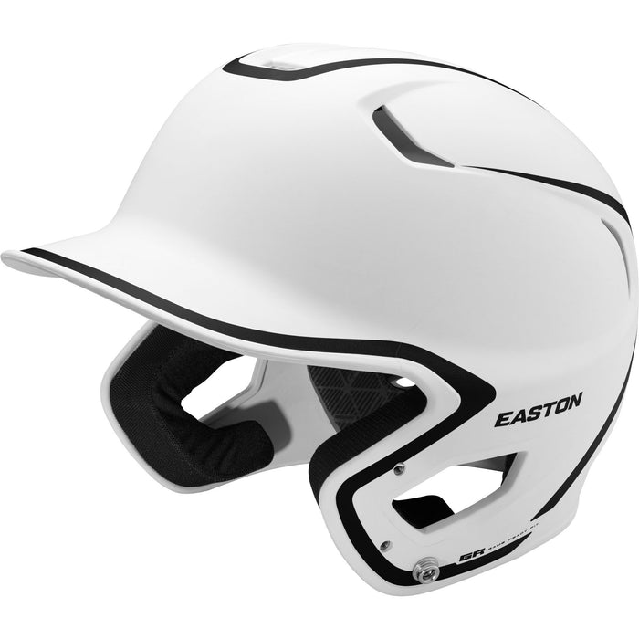 Easton Z5 2.0 Junior Two-Tone Matte Batting Helmet: A168509 Equipment Easton White-Black 