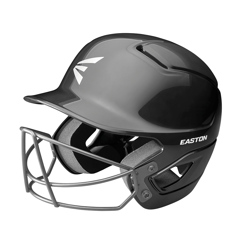 Easton Alpha Helmet with Baseball/Softball Mask Equipment Easton Medium-Large Black 