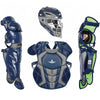 All-Star Axis Pro 7S Baseball Catcher’s Set (Ages 12-16): CKCC1216S7X Equipment All-Star Navy 