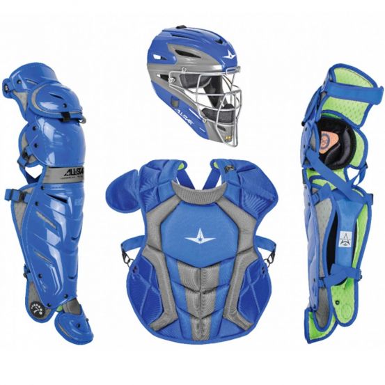 All-Star Axis Pro 7S Baseball Catcher’s Set (Ages 12-16): CKCC1216S7X Equipment All-Star Royal 