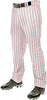 Champro Triple Crown Open Bottom Pinstripe Youth Pants: BPPINUY Apparel Champro Small White/Scarlet 