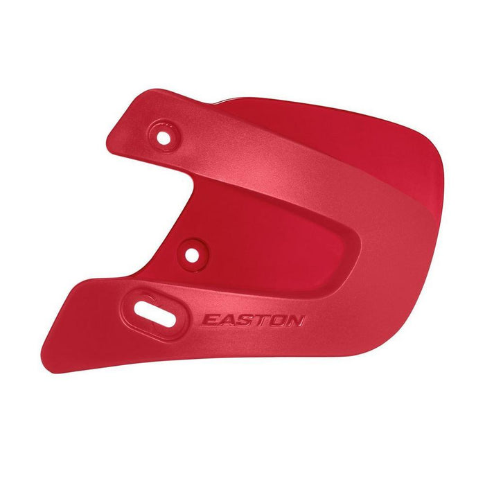 Easton Pro X Extended Jaw Guard Equipment Easton Left-Hand Batter Red 