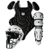 Wilson EZ Gear 2.0 Youth Baseball Catcher’s Set Size S/M: WB572020 Equipment Wilson Sporting Goods Black-White 